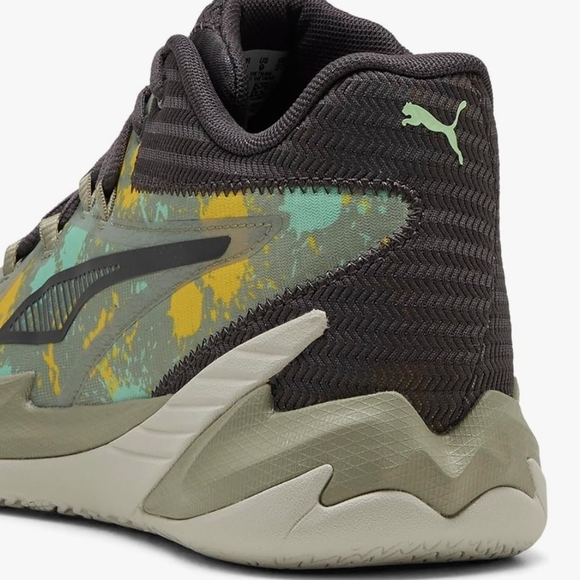 Size 9.5 Puma Dagger Points In The Paint Mens Shoes 31216801 Lux Armi Fresh Mint - Picture 3 of 7